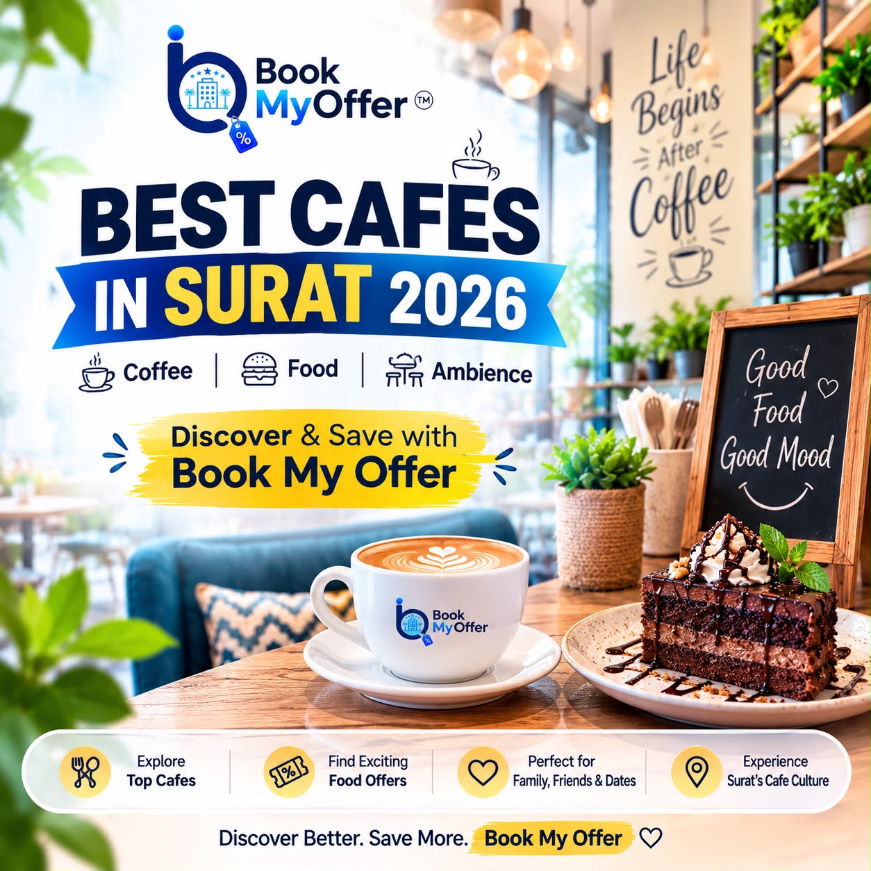 Best Cafes in Surat 2026: Coffee, Food & Great Ambience