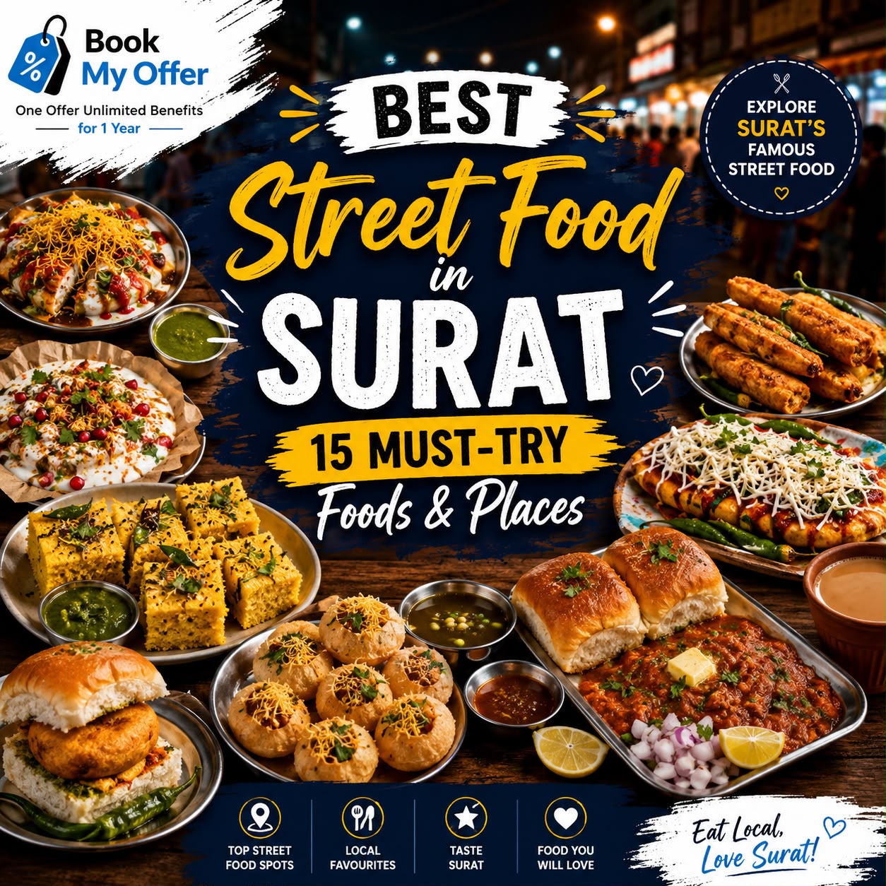 Best Street Food in Surat: 15 Must-Try Foods & Places